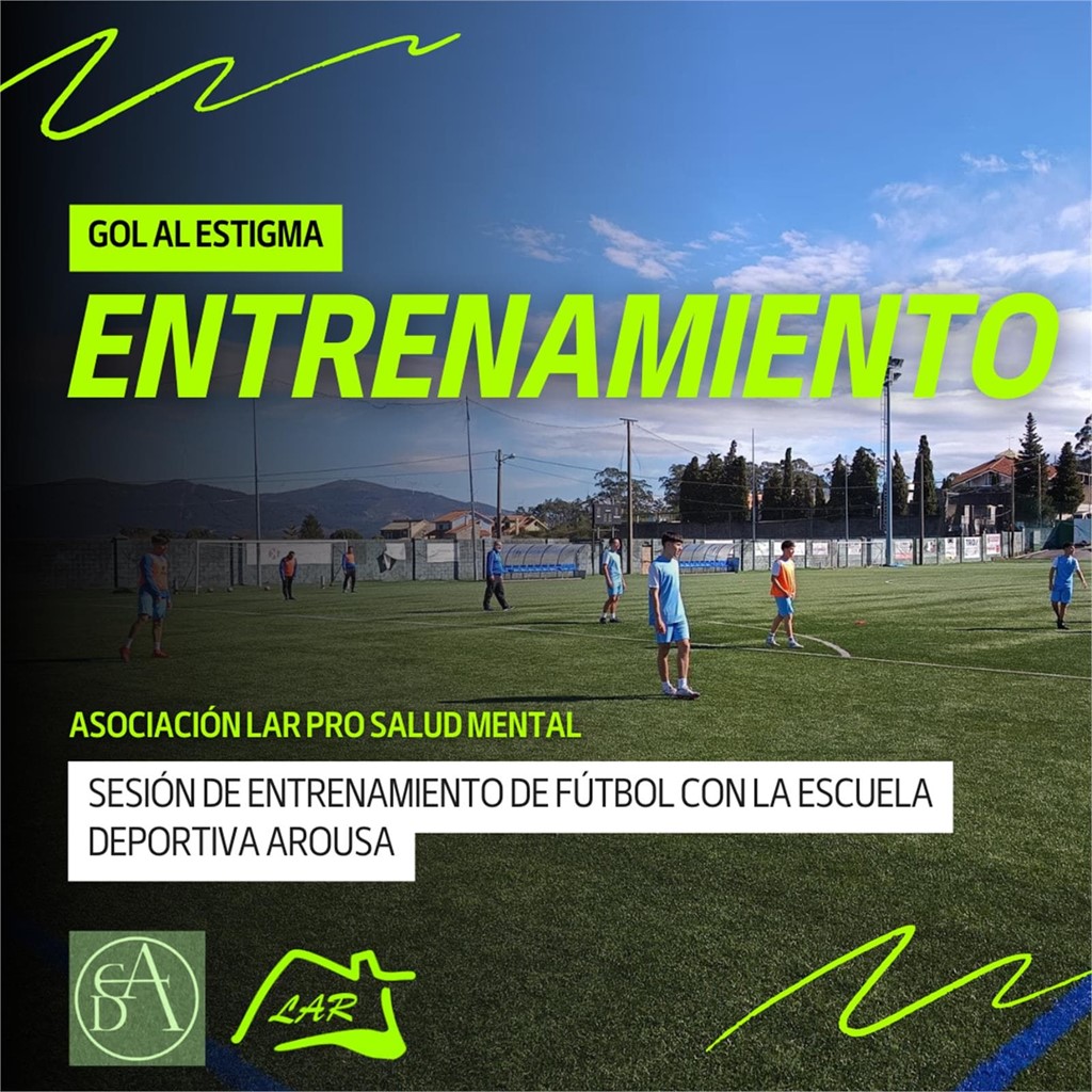 Jornada de entrenamiento en Fútbol - GOL AL ESTIGMA