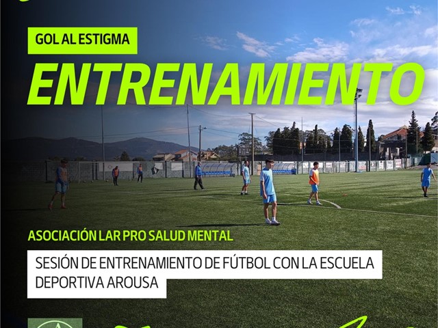 Jornada de entrenamiento en Fútbol - GOL AL ESTIGMA